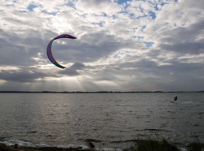 Flachwasserspot Ludwigsburg – Kiten auf dem Greifswalder Bodden
