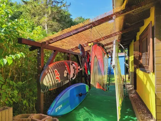 Windsurf, Foil oder SUP, für alles ist Platz.