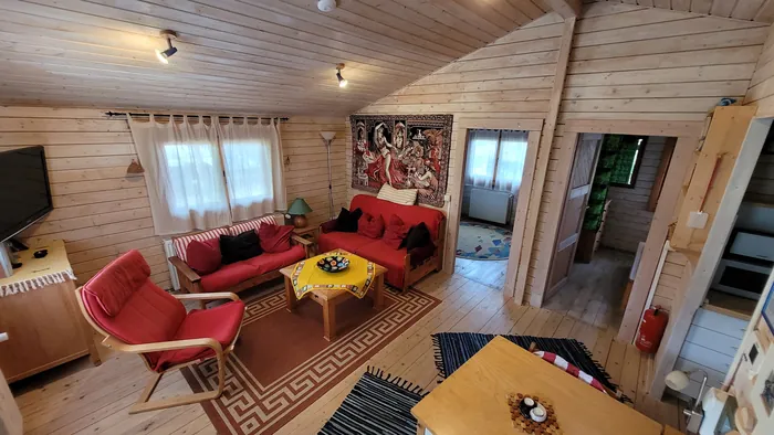 Wohnzimmer mit Landhausmöbeln